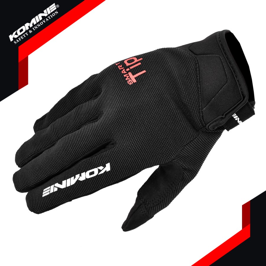 SARUNG TANGAN | KOMINE GK-168 RIDE | BLACK | M-GLOVES ALESIA | GLOVE GK 168