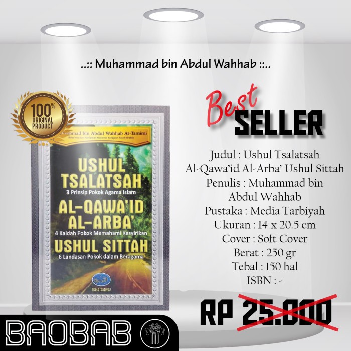 Buku Ushul Tsalatsah, Al-Qawaid Al-Arba, Ushul Sittah | Media Tarbiyah