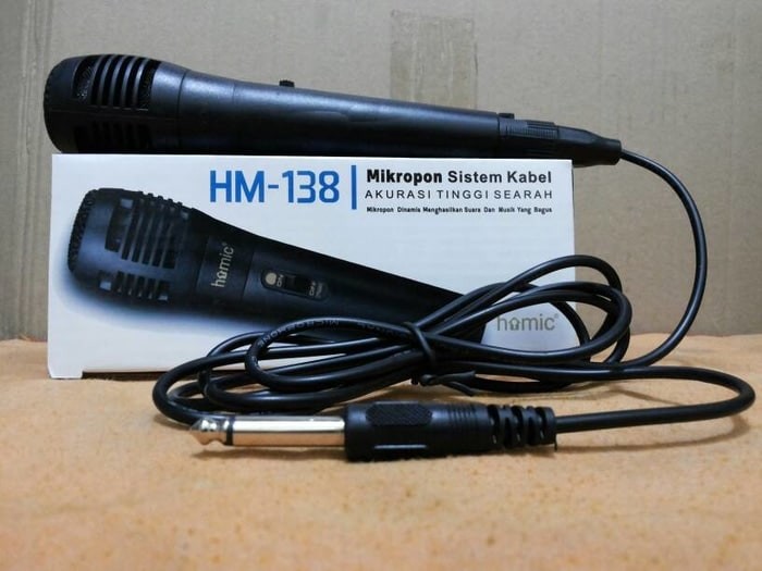 (COD) Microphone HOMIC HM-138 Sistem Kabel