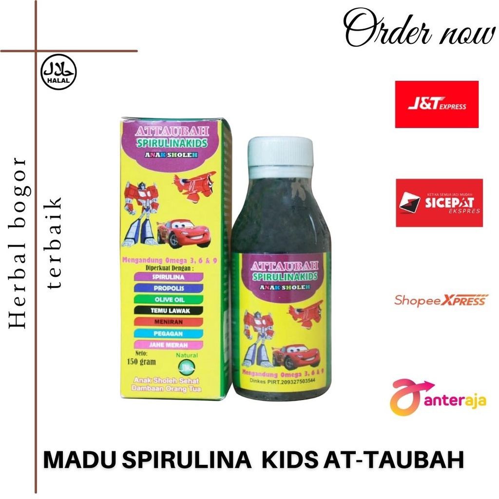 Jual Madu dan Spirulina Untuk Anak Sholeh Madu Spirulina Attaubah Shopee Indonesia