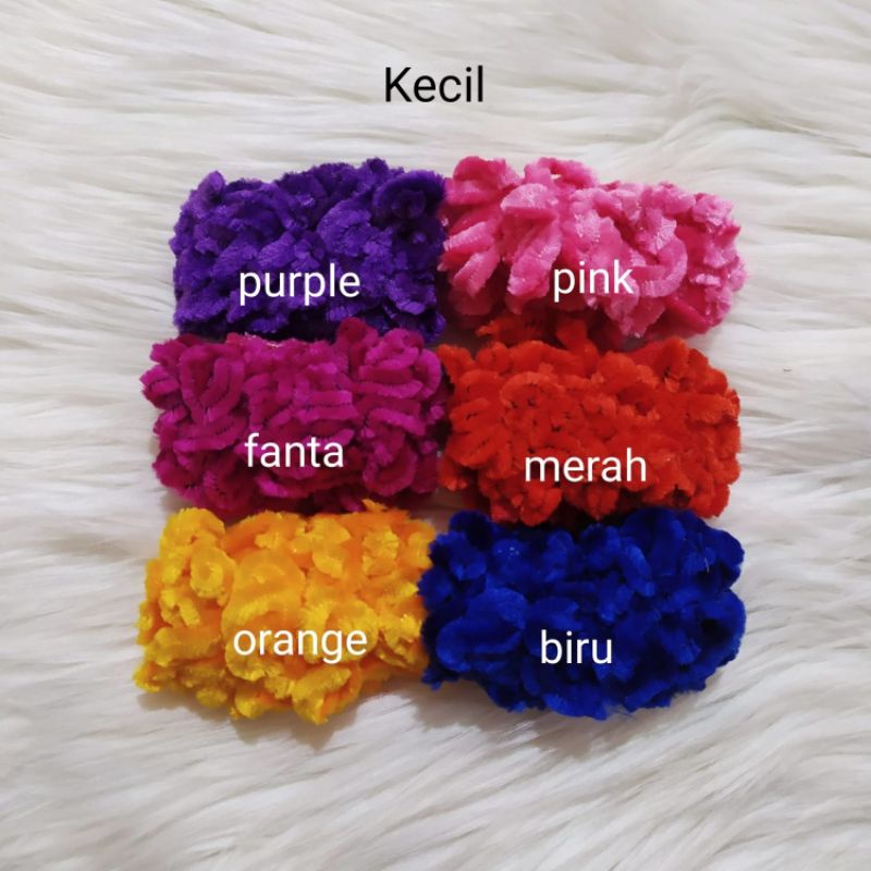 Termurah Ikat Rambut Ubur Ubur / Kuncir rambut bulu-3