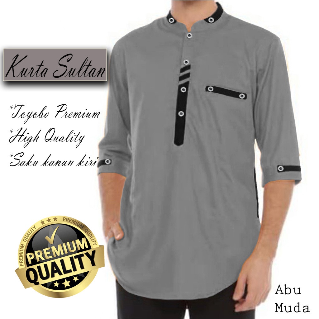 CTN Baju muslim koko SULTAN aneka ukuran dan warna best seller termurah