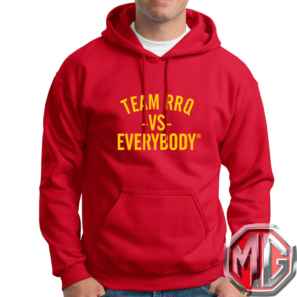 Hoodie / Sweater / Jaket Pria / Jaket RRQ / Hoodie RRQ / Jaket RRQ vs Everybody
