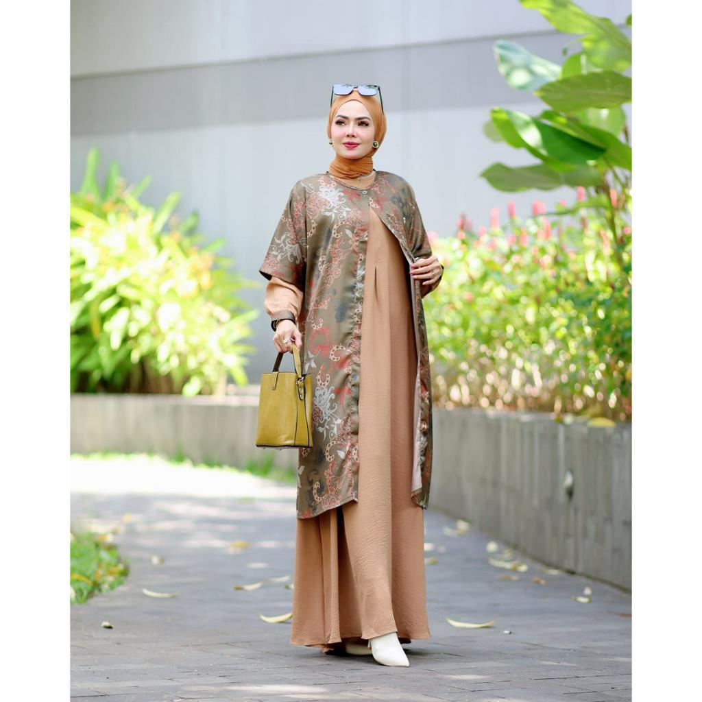 Outer Dress| Dress Armany Silk by BF Label @bf_label dress murah