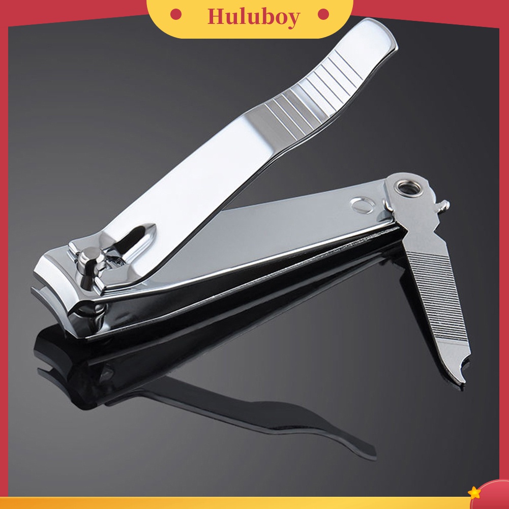 Huluboy Huluboy♡ Gunting Kuku Bahan Stainless Steel Untuk Manicure / Pedicure