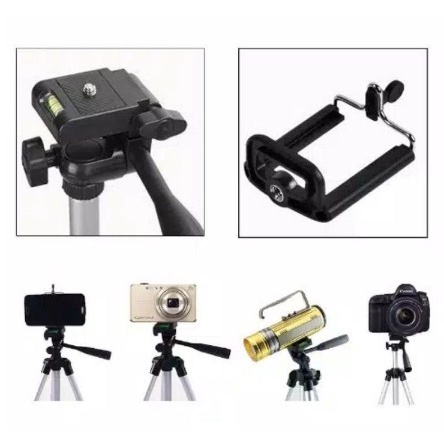 Tripod Handphone HP Tripot Kamera 3110 1 Meter Free Holder U &amp; Tas