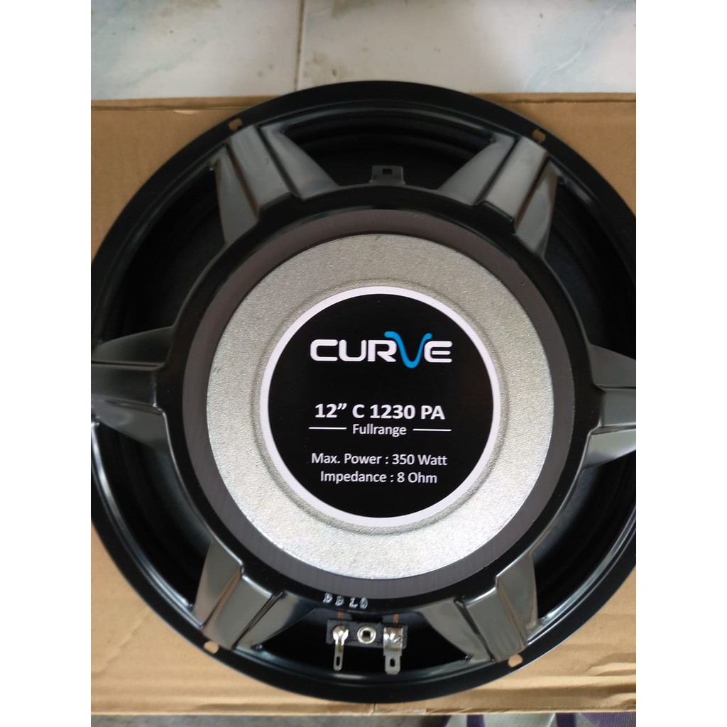 speaker curve 1230 pa 350watt full range