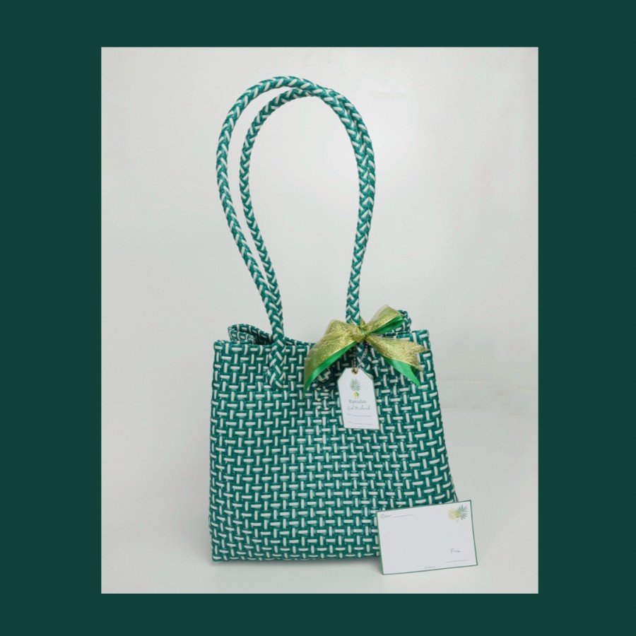 

Packaging Hampers Lebaran Ramadan Premium+Pita+Hangtag/Tas Anyaman/M3