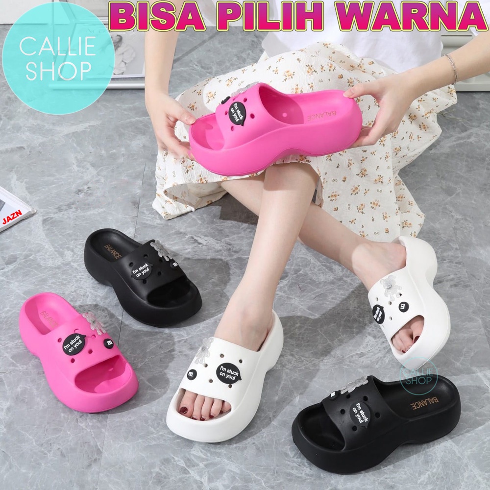 Sandal Fuji Viral Jibbitz Tinggi Empuk Ringan Balance 7002-A6 GBSTUCK