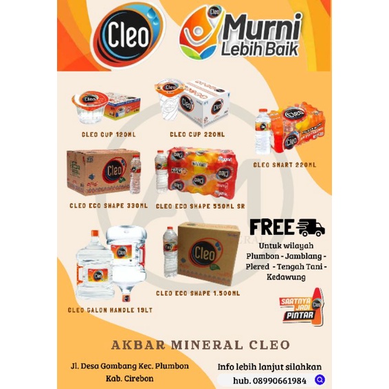 

Cleo Air Murni Demineral