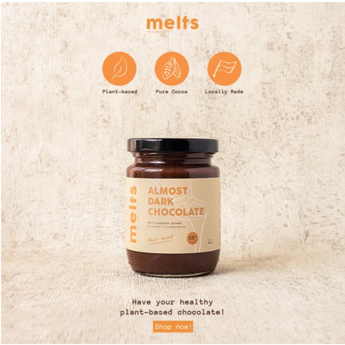 

MELTS Almost Dark Chocolate 55%