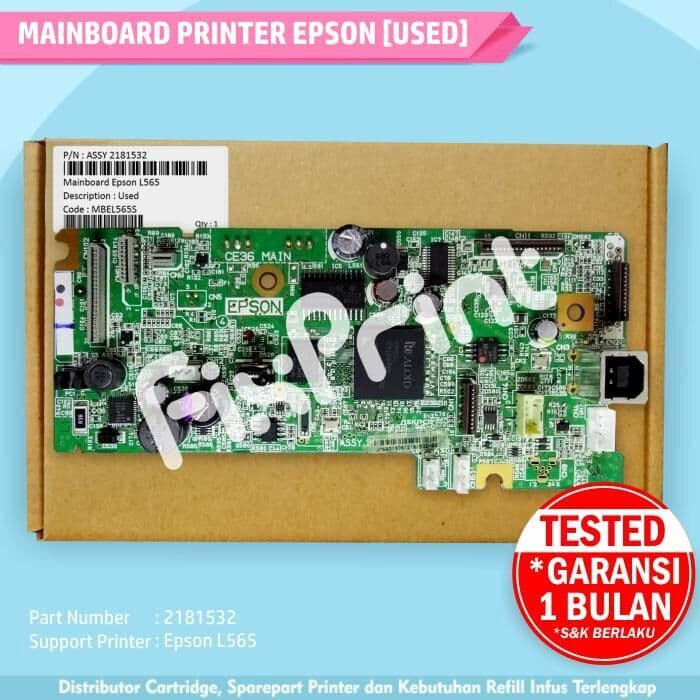 Mainboard Printer Epson L565- Logic Board L565- Motherboard Epson L565 FSB1915