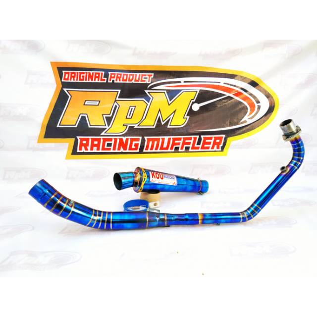 Knalpot KOU Bluemoon SONIC - CBR150R  - CB150R - VIXION - SATRIA FU