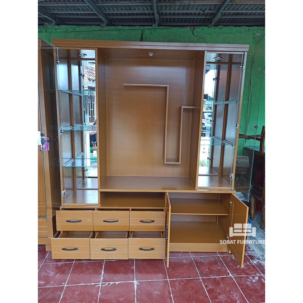 BUFET TV VELOZ / LEMARI TV / MEJA TV / PARTISI / PAJANGAN