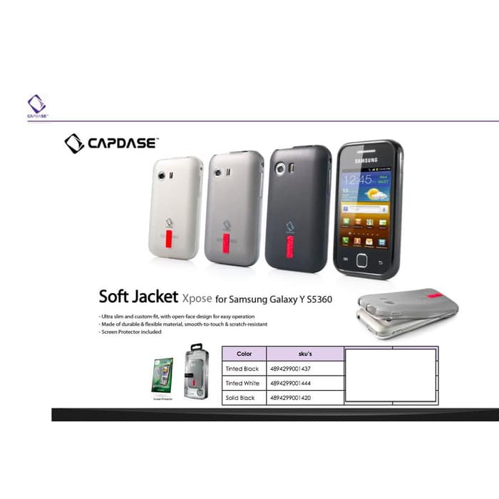 LIMITED  SAMSUNG Case|CAPDASE Softjacket S5360 Galaxy Young  LIMITED