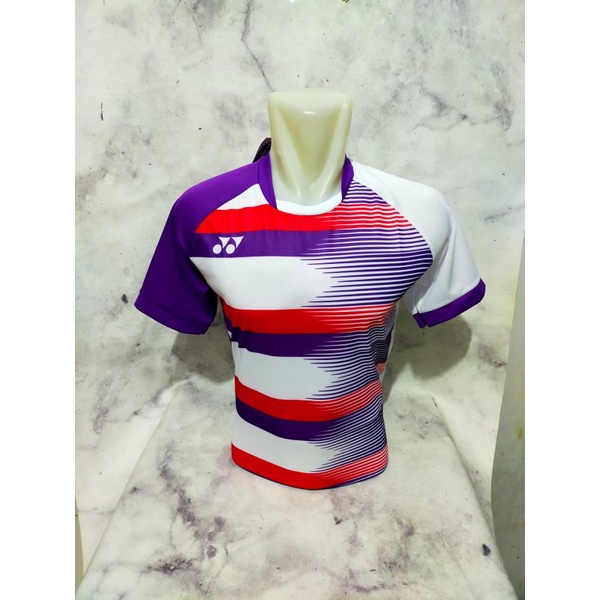 BAJU BADMINTON DEWASA ATASAN BADMINTON Y167JERSEY BULUTANGKIS