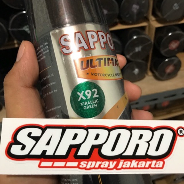 SAPPORO ULTIMATE XIRALLIC GREEN X92 400ML