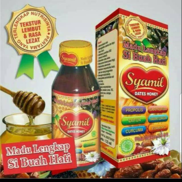 MADU SYAMIL OBAT ASMA/OBAT NAFSU MAKAN/MENURUNKAN DEMAM PANAS TINGGI/TBC/AMANDEL/CACINGAN