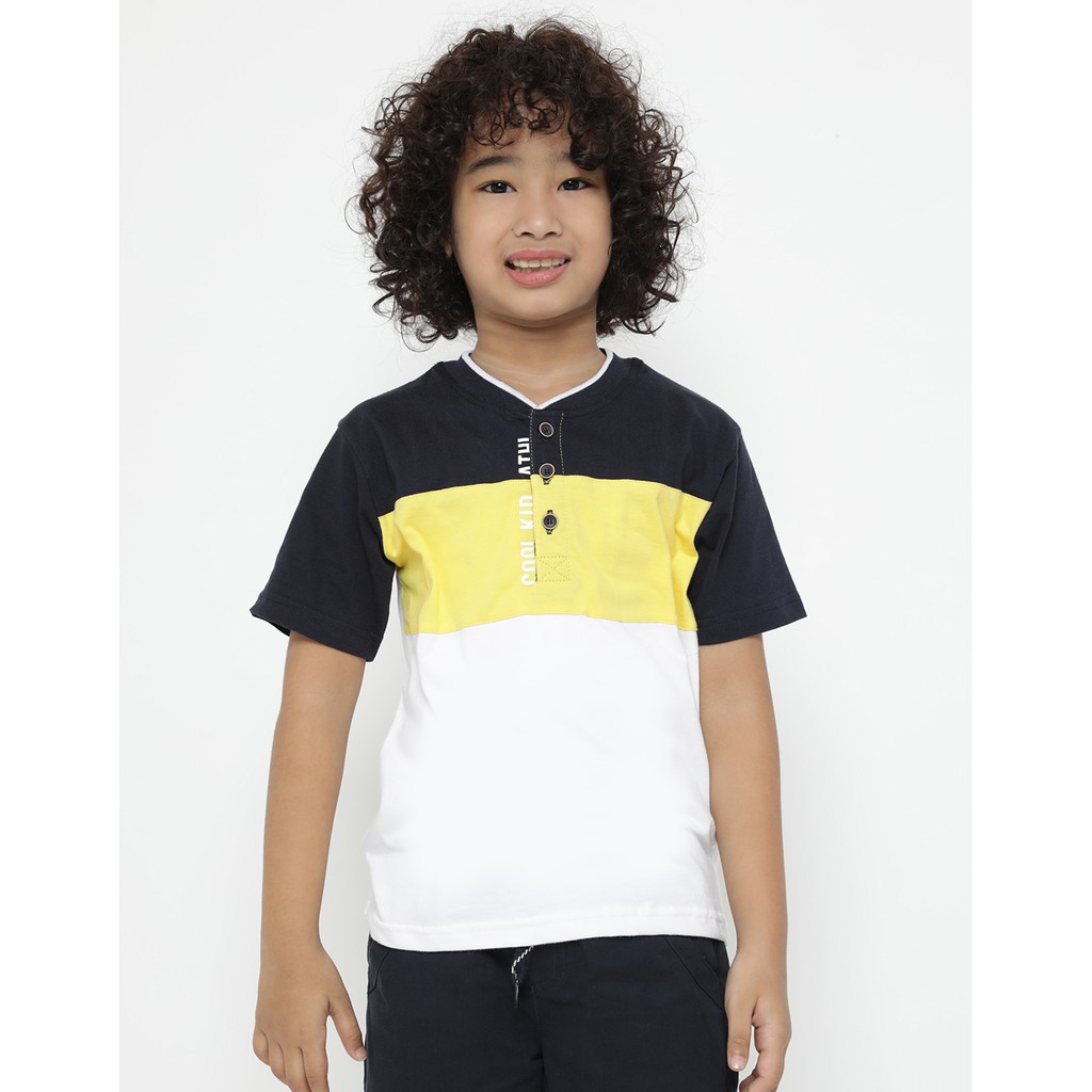 Jual Matahari - Little M T-Shirt Henley Cut N Sewn Anak Laki-Laki