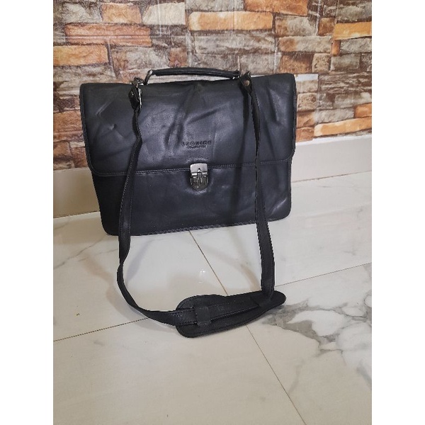 tas kerja esquire kulit asli
