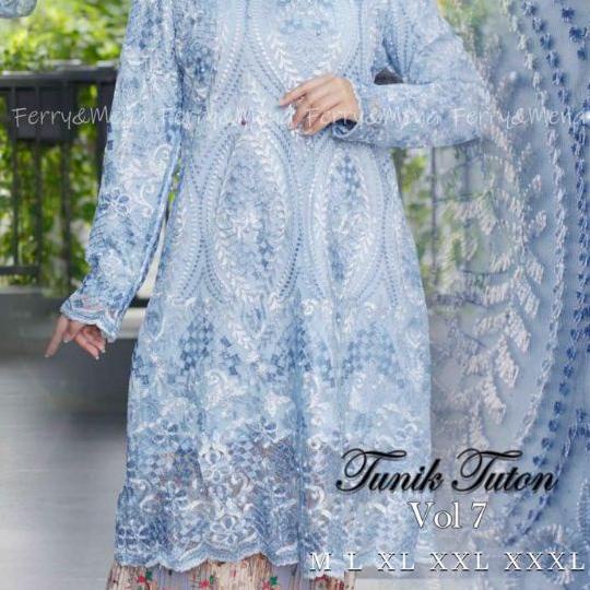 ♖ Set Kebaya Tunik Tile Brukat / Kebaya Brukat / Kebaya Modern / Kebaya Jumbo / Kebaya Brokat ✾