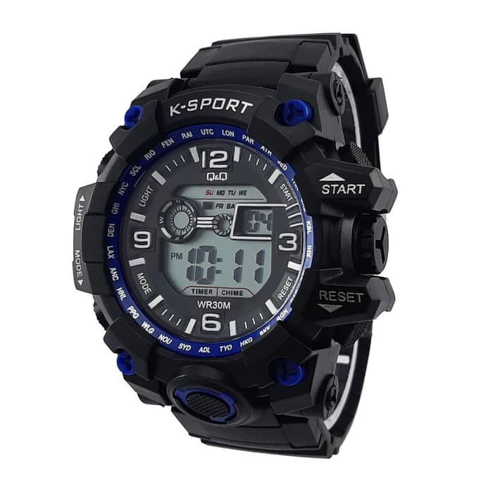 JAM TANGAN PRIA MURAH Q&amp;Q K-SPORT DIGITAL BEST SELLER