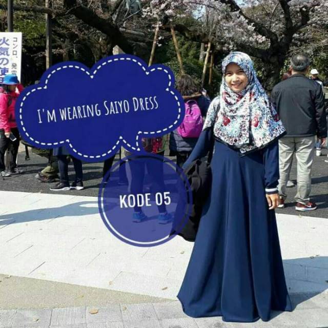 SAIYO DRESS BY GOLDYNA #GOLDYNA #GAMIS #SYARI