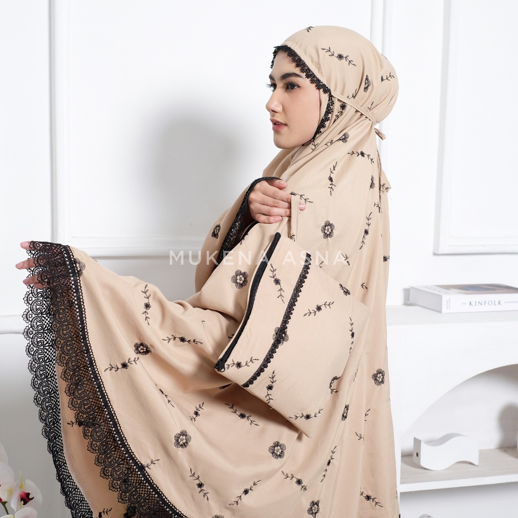 Mukena Dewasa Aretha Renda Mewah Premium