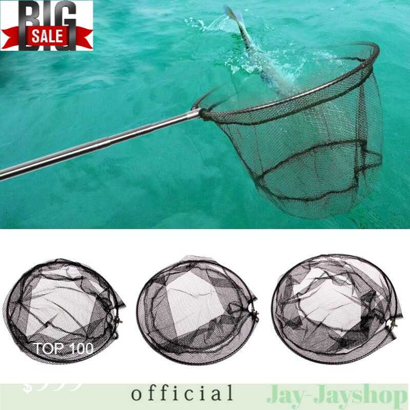 Gmarty Jaring Pancing Penangkap Ikan Landing Net 40CM with Rod 1.8M