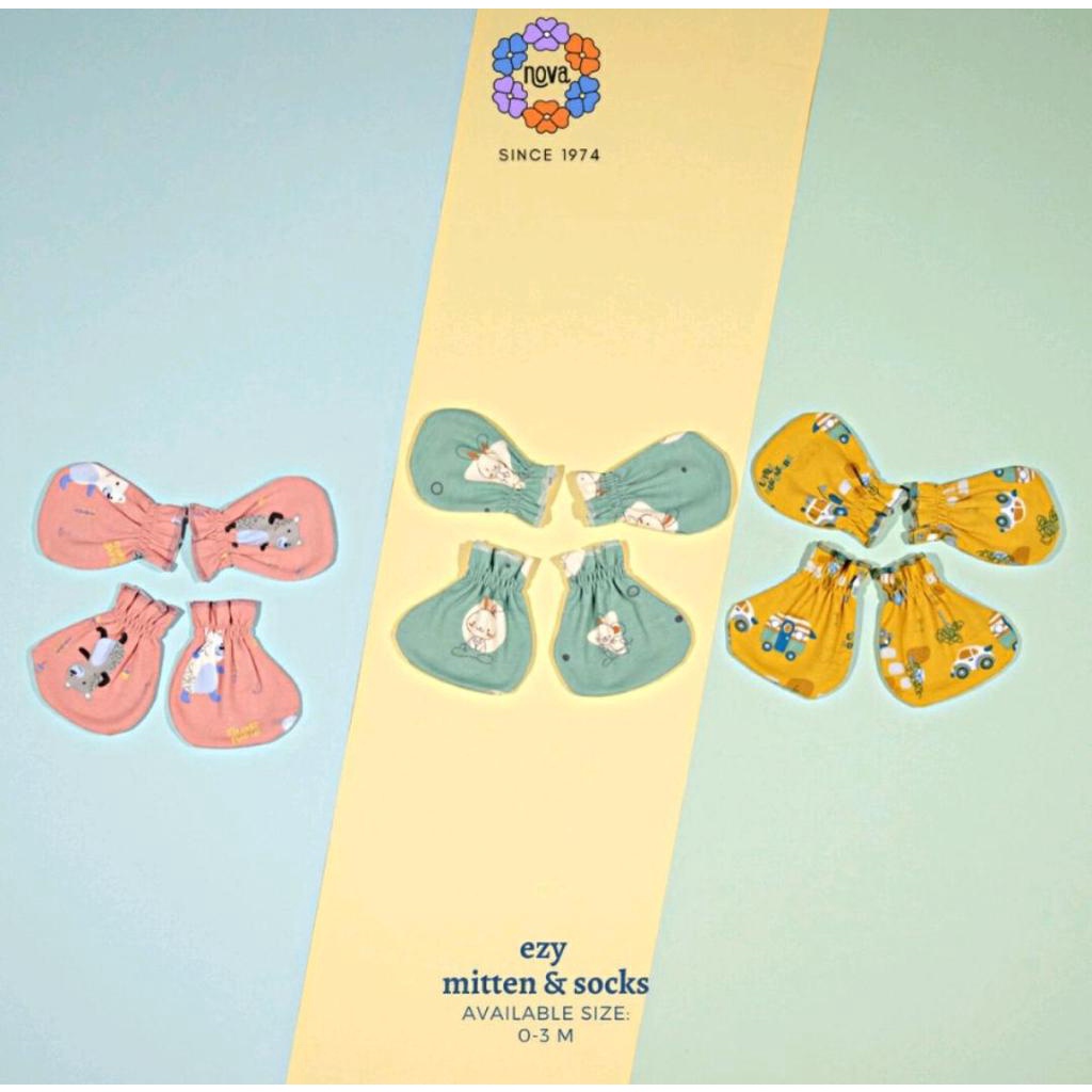 NOVA SETELAN BAYI EZY PLAYGROUND SERIES / SETELAN BAYI / BAJU BAYI DAN ANAK