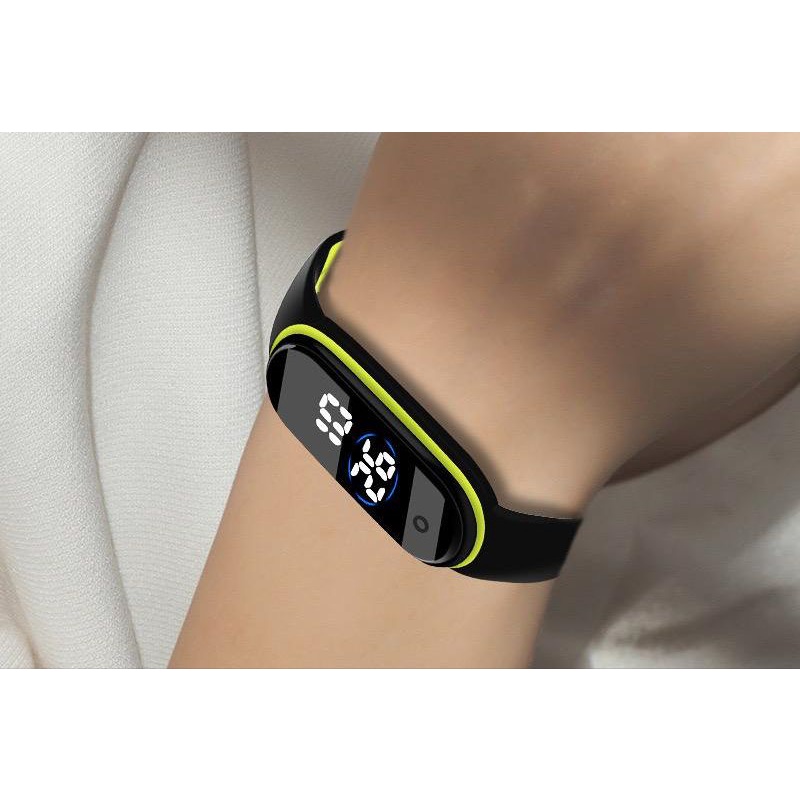 BAJ Jam Tangan LED CAPSUL Digital Pria Wanita Rubber Electronic Fashion Model Smartwatch Couple Anak Remaja Import Premium RM003