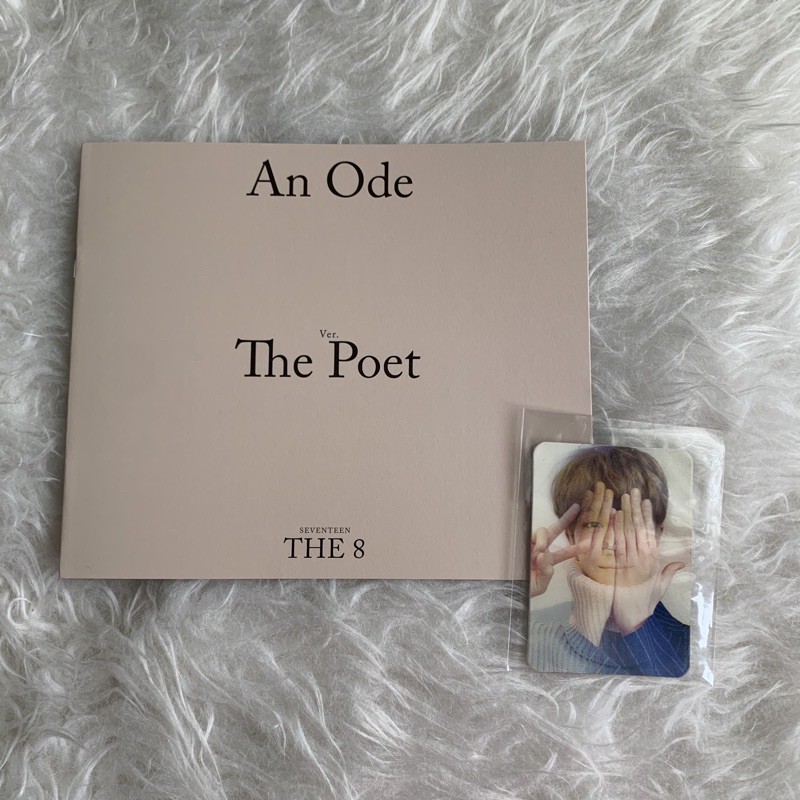 [BOOKED]Mini Pb an ode the poet lenticular photocard director’s cut the 8 minghao seventeen