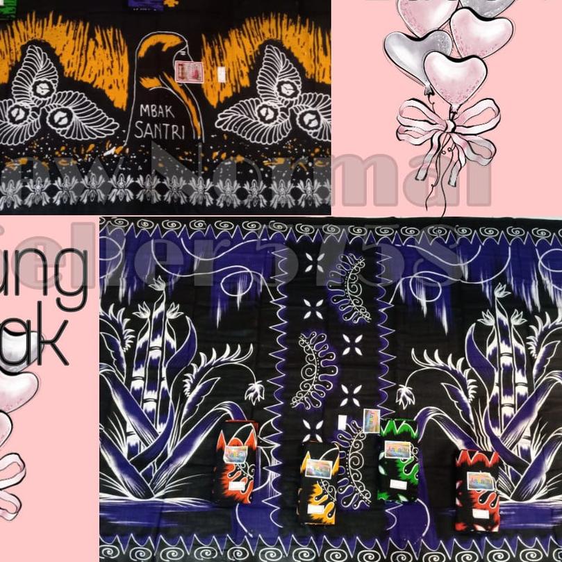 ➱ Kain Santung Bali| Sarung Batik| Sarung Lecak| Sarung Goyor Wanita (PARTAI GROSIR/ECER ) ☜