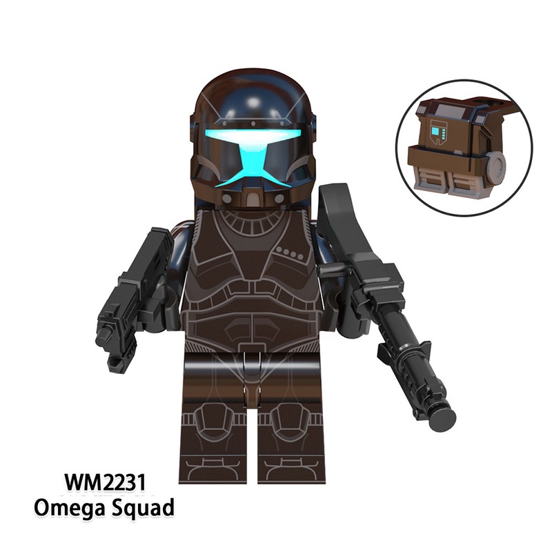 Mainan Action Figure Mini Republic Commando Gregor Omega Squad Fixer Scorch Sev Untuk Koleksi WM6124