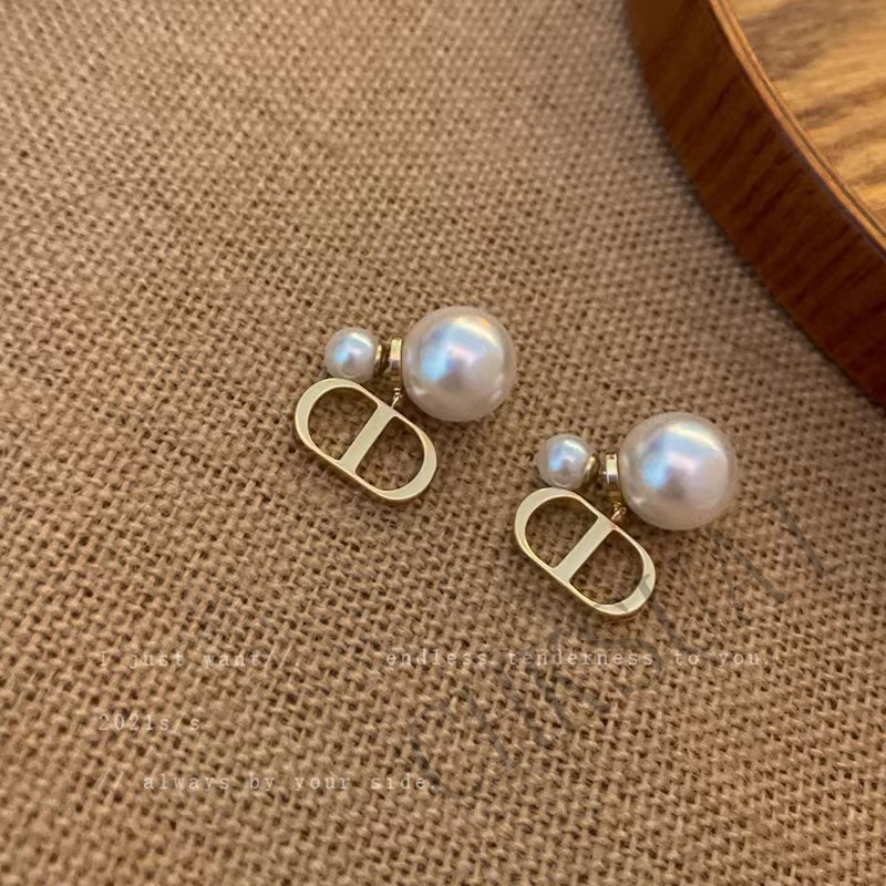 Anting Stud Mutiara Batu Untuk Wanita