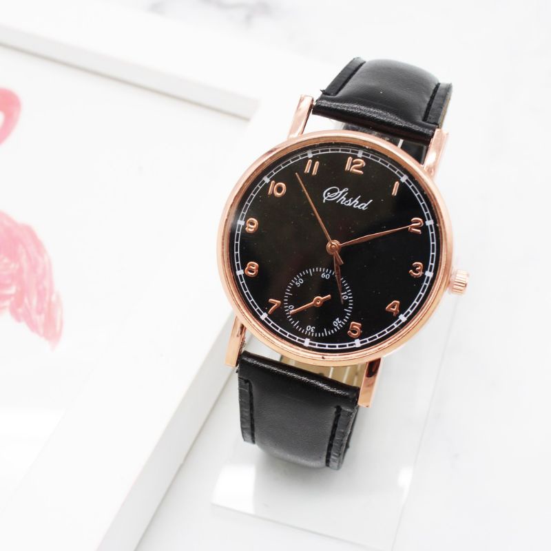 JAM TANGAN SHSHD TERBARU FASHION WANITA JAM TANGAN TALI PU JAM TANGAN MURAH JAM IMPORT MURAH-3