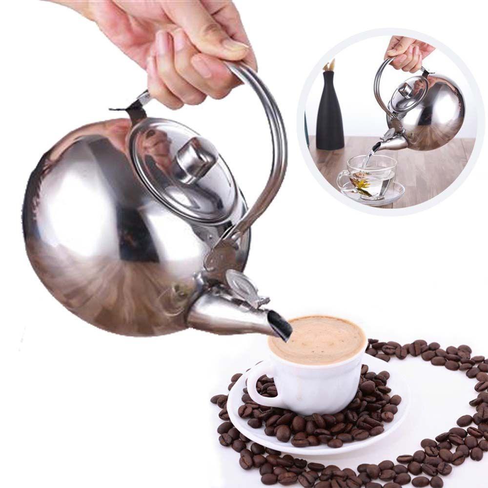 Quinton Tea Kettle Removable Craft Teh Dengan Saringan Aksesori Peralatan Dapur Saringan Air Kopi