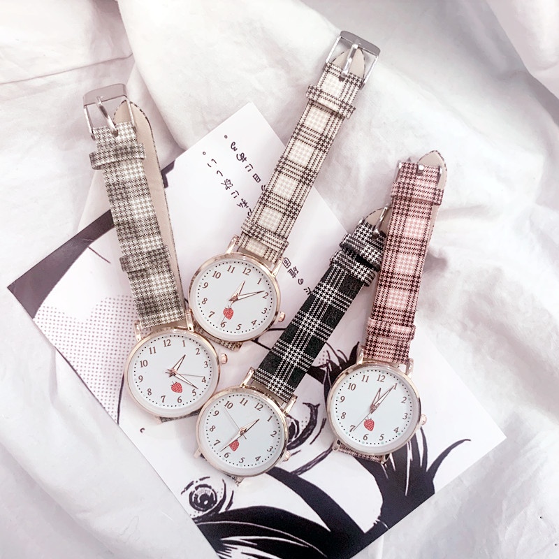 Jam Tangan Wanita A0128 Literary Simple Small Dial