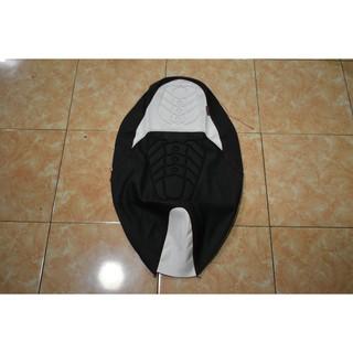 Sarung cover kulit jok variasi tanduk timbul motor vario beat scoopy