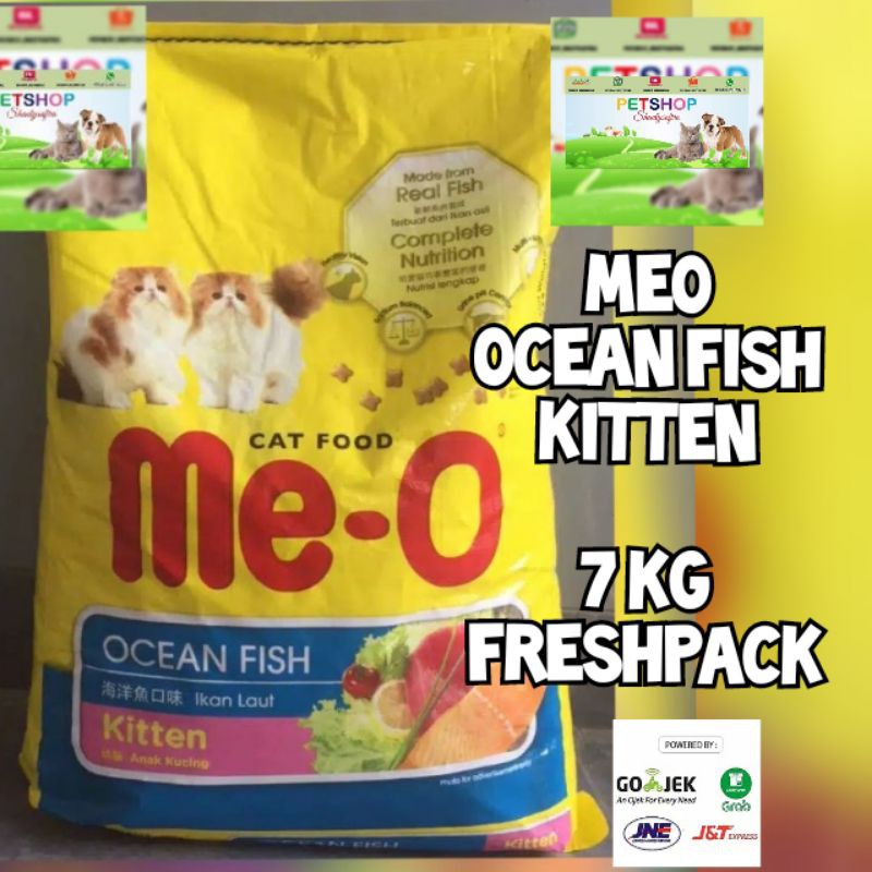 MAKANAN KUCING ME-O MEO KITTEN OCEAN FISH 7 KG / 6.8 KG KHUSUS GRAB GOJEK