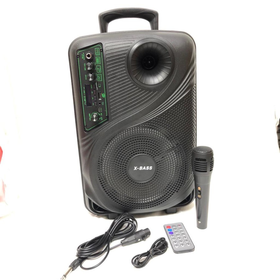 COD SPEAKER BLUETOOTH 8'5 INCH F-8801 PLUS MIC KARAOKE + REMOTE CONTROL//SPEAKER FLECO X-BASS//SPEAKER SALON AKTIF//SPEAKER KARAOKER KARAUOKE