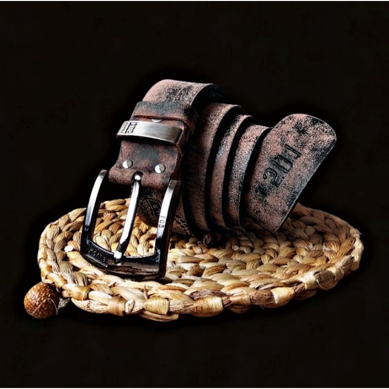 ikat pinggang kulit asli / ikat pinggang kulit pria / ikat pinggang kulit / sabuk kulit selapis