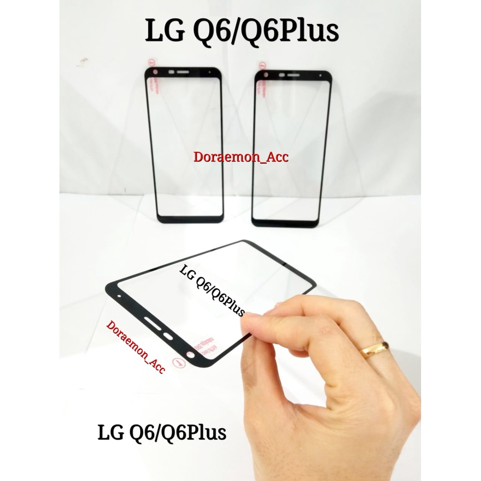 Tempered Glass Full Kaca Hitam LG Q6/Q6Plus