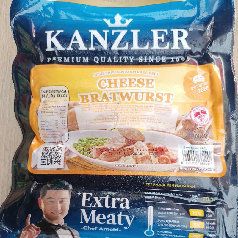 

kanzler cheese bratwurst