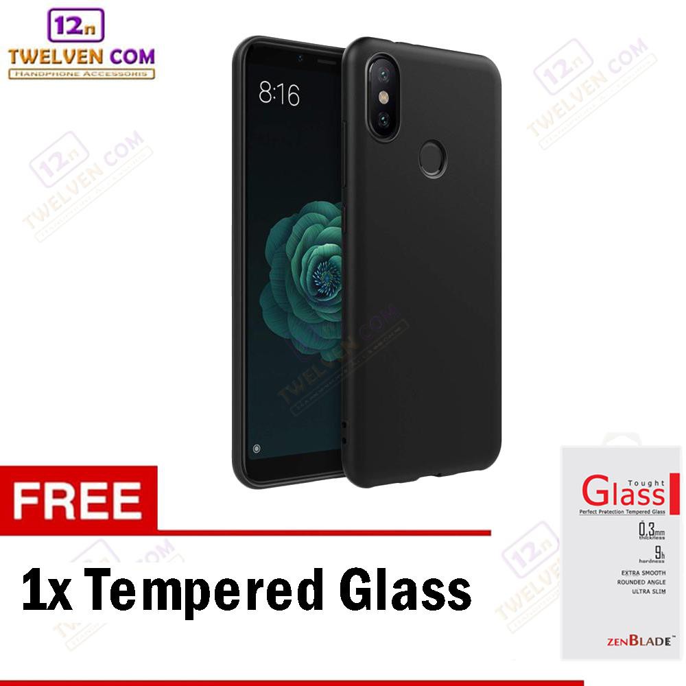 Case Ultra Slim Matte For Xiaomi Mi 6x - Free Tempered Glass