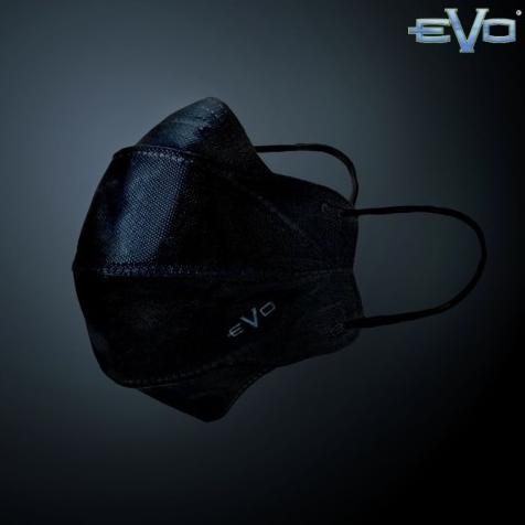 Masker Evo Plusmed 4d all full black limited edition