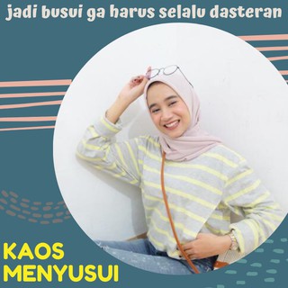 BAJU BUSUI KAOS  MENYUSUI WANITA  LENGAN  TANGAN PANJANG 