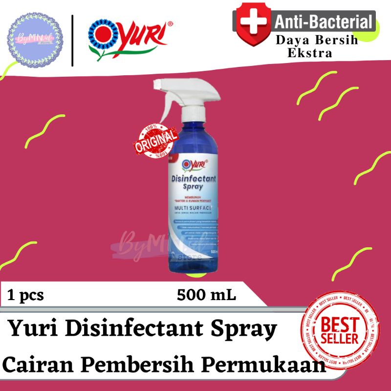 Jual ByMN.id - YURI DISINFECTANT SPRAY 500ML | Shopee Indonesia