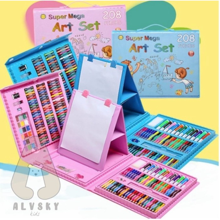 Paket Crayon Alat Mewarnai Anak Set Lengkap Dengan Semua Pensil Warna