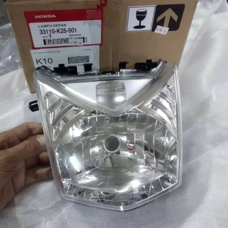 Reflektor lampu depan beat fi pertama original Honda AHM